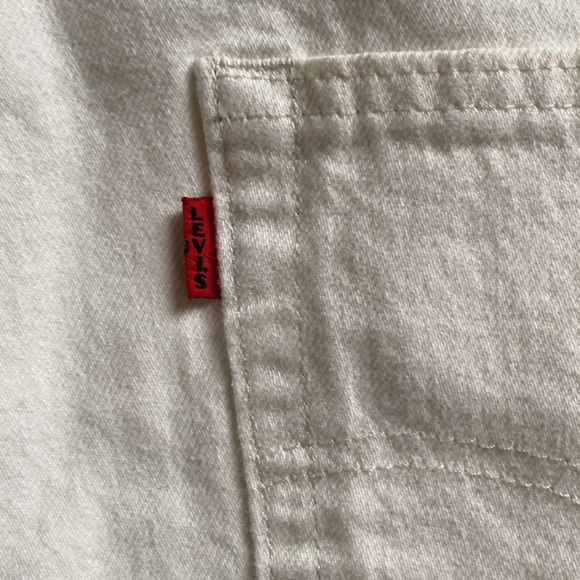 Levis 501 slim taper. 34x32. Bright off white - Picture 5 of 5